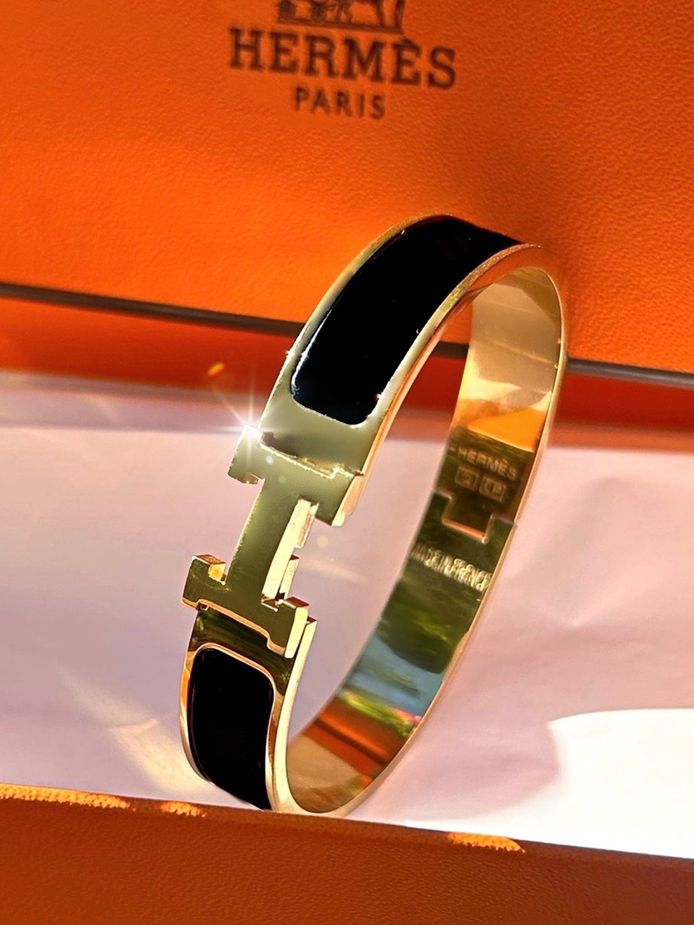 Authentic Hermes Clic H bracelet